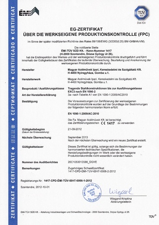 en 1090 eg zertifikat